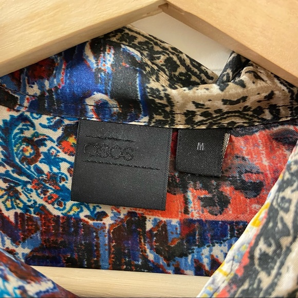 Men’s Paisley Patterned Button Down - Picture 4 of 5